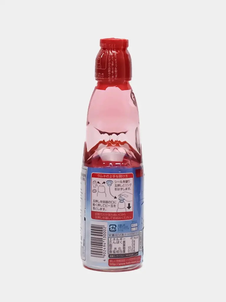 Японський газований напій з кулькою Ramune зі смаком солоного кавуна 200 мл - фото 2