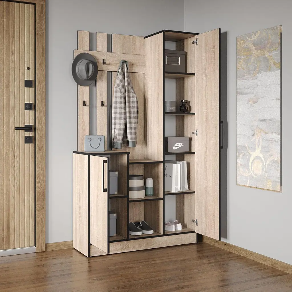 Передпокій Moreli Корнелія FKO-0004 1002x1800x372 мм Дуб Сонома/Дуб Аппалачі - фото 2