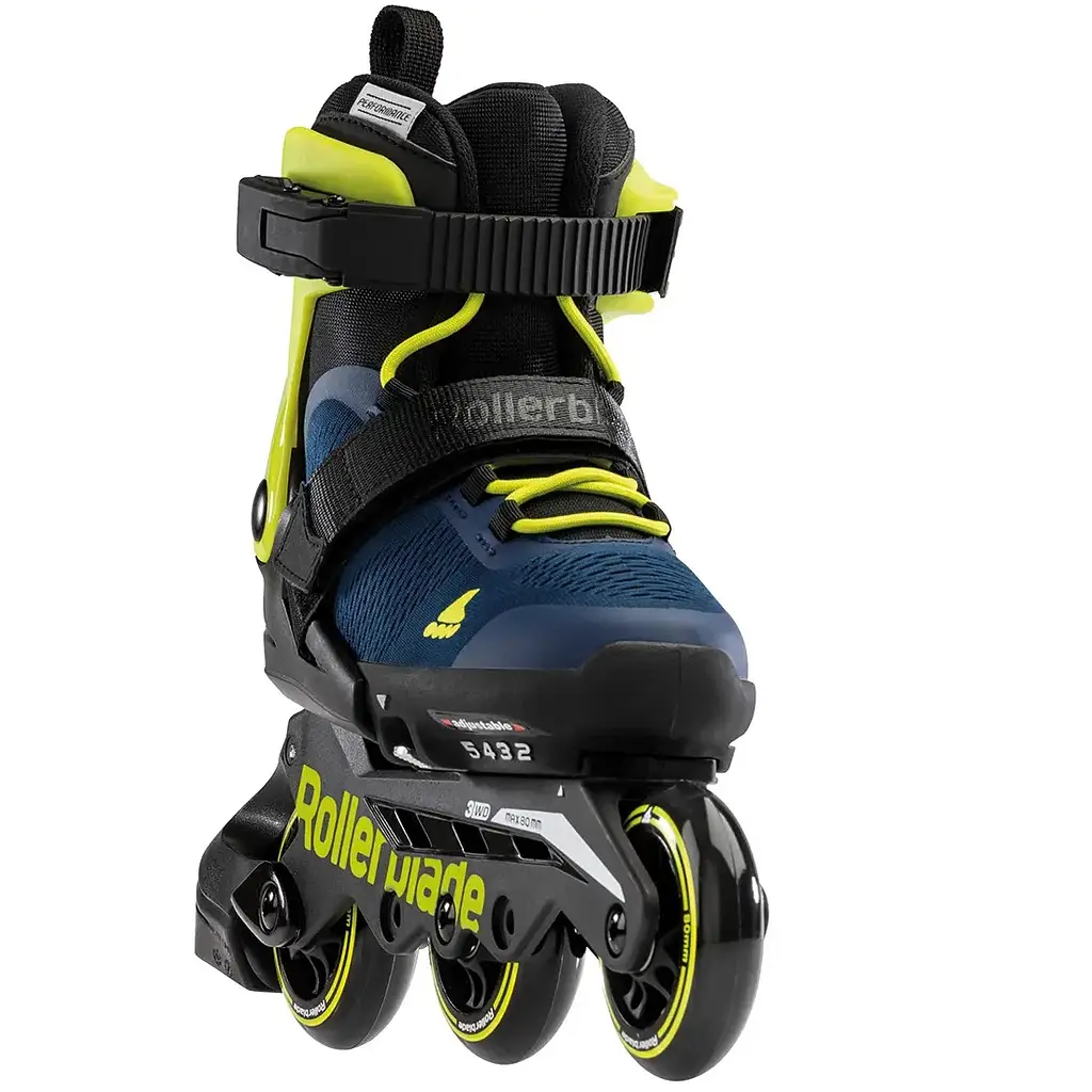 Детские ролики Rollerblade Microblade 3WD 36,5-40 Синій-Жовтий - фото 3