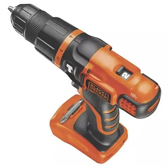 Акумуляторний дриль-шурупокрут Black+Decker без АКБ та ЗП BDCH188N - фото 3