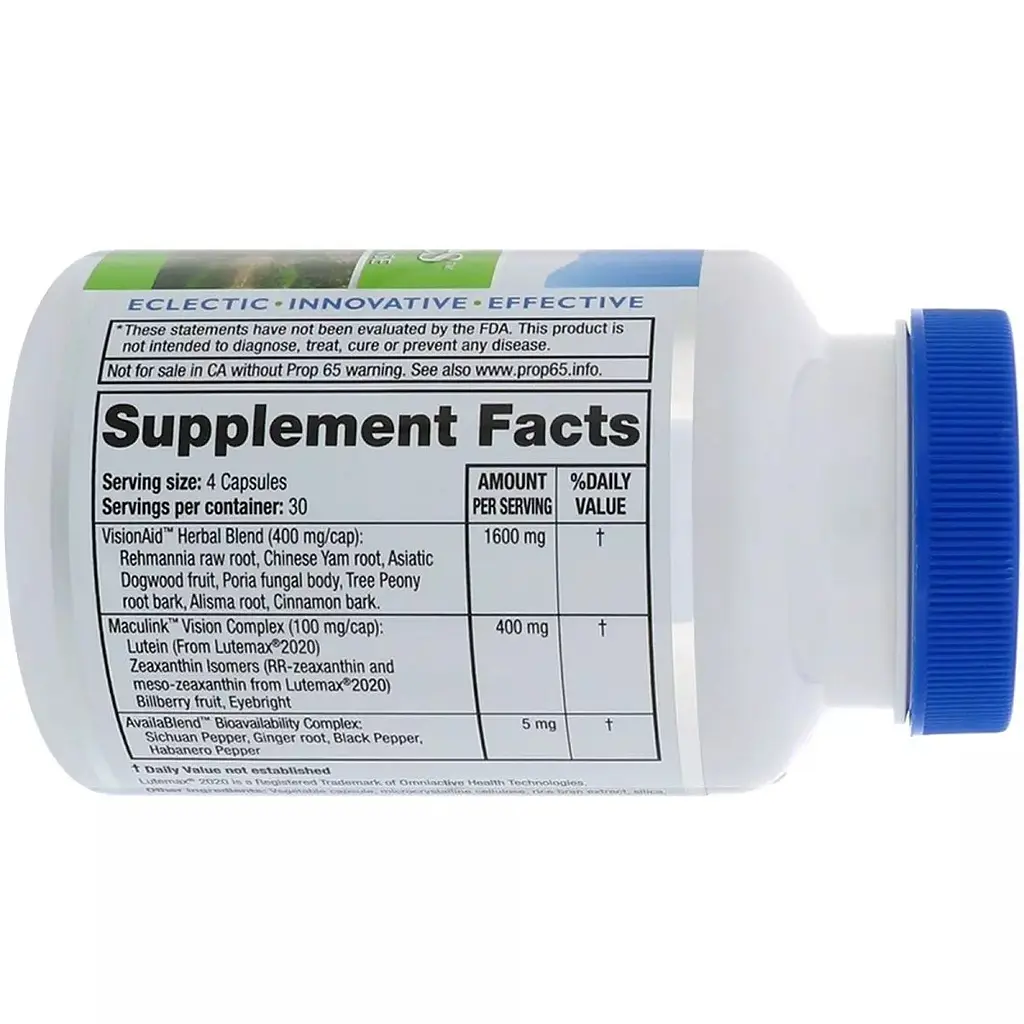 Комплекс для защиты и улучшения зрения RidgeCrest Herbals EssentialEyes 120 гелевых капсул - фото 2