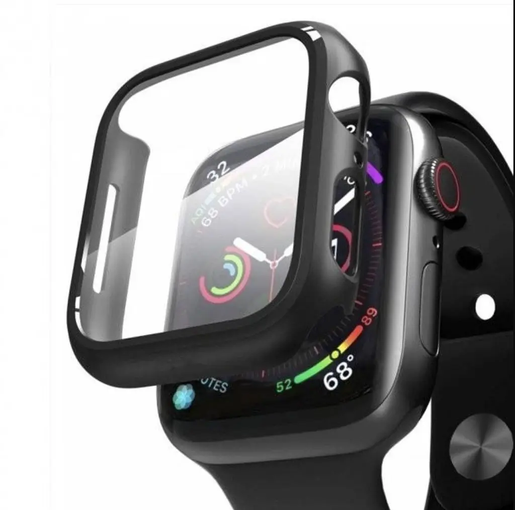 Захисний чохол зі склом Choice для Apple Watch 45 мм Чорний - фото 2
