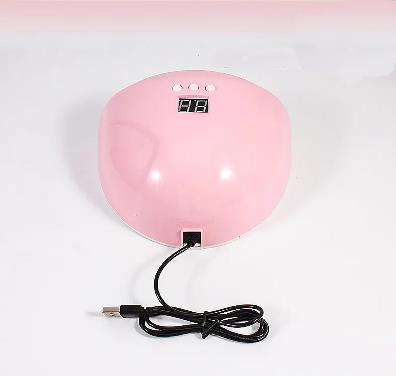 Лампа для сушіння нігтів манікюру та педикюру Beauty Nail Led Lamp 258FD компактна з UV світлом на 36w - фото 6