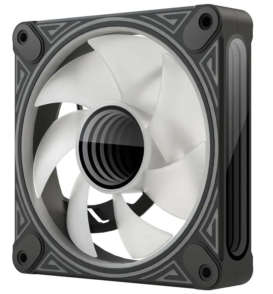 Вентилятор Coolmoon 120мм CM-DM1-B Reverse (CM-DM1-B-R) Black - фото 7