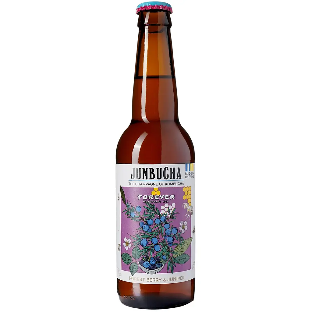 Напій безалкогольний слабогазований Forever Janbucha Forest Berry & Jupiner 0.35 скло - фото 2