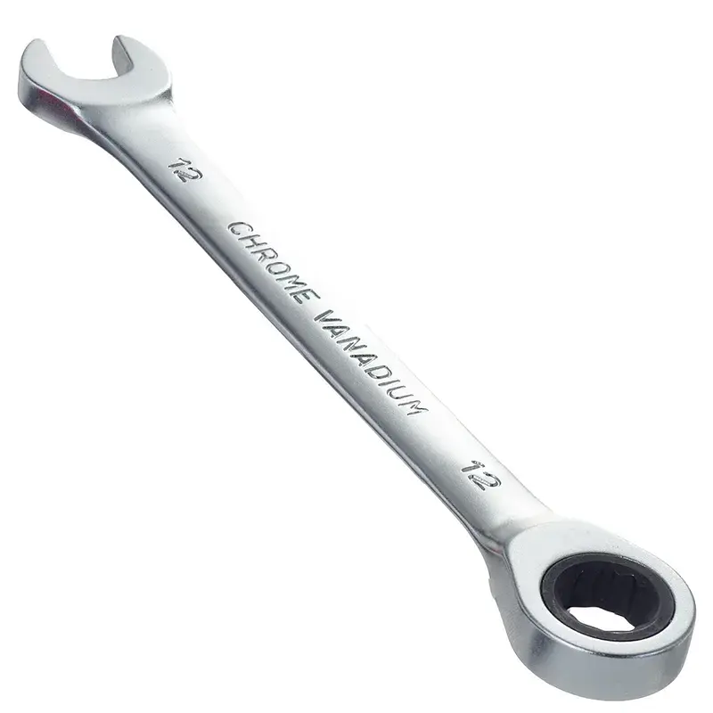 Ключ Sigma ріжково-накидний з тріскачкою 12мм CrV satine (6022121) - фото 5