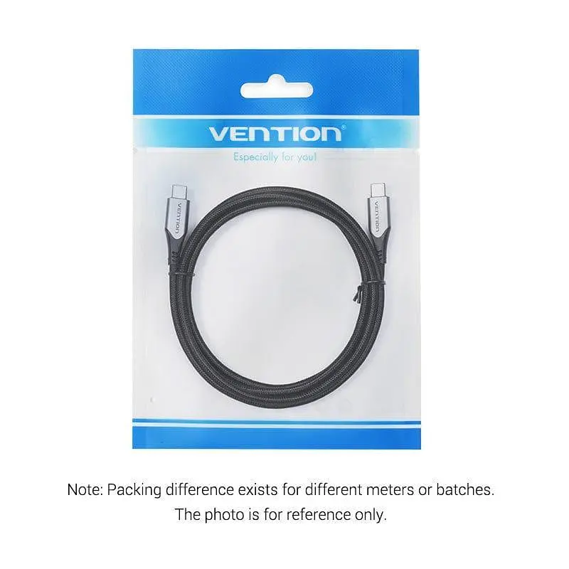 Кабель Vention Cotton Braided USB-C to USB-C 3.1 Cable 0.5M Gray (TAAHD) - фото 8