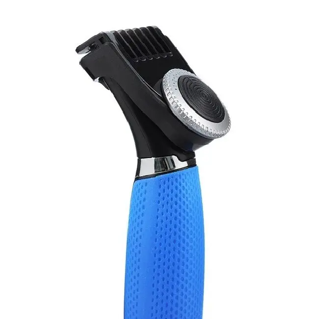 Тример для бороди та вусів акумуляторний Breetex BR-204W Blue/Black - фото 4