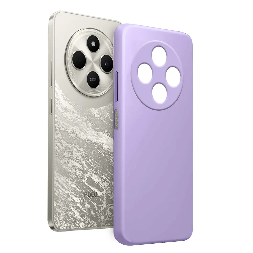 Чохол MAKE Xiaomi Redmi 14C/Poco C75/Redmi A4 Silicone Dreamy Purple - фото 3