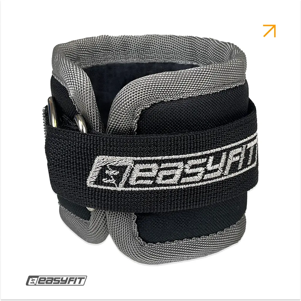 Манжета EasyFit чорна для тяги на тренажері Бубновского (EF-LGSTR-03)