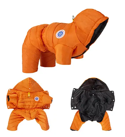 Комбінезон для собак та котів EcoToys Orange XXXL помаранчевий A: 42 см B: 57 см C: 40 см 6932 - фото 3