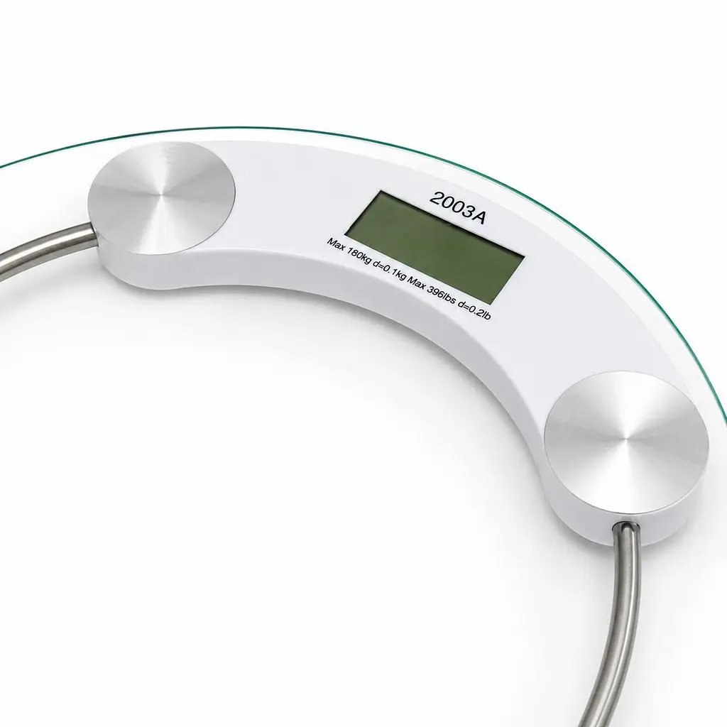 Електронні підлогові ваги зі скляною платформою Health Mini Scale 2003A до 180 кг - фото 4