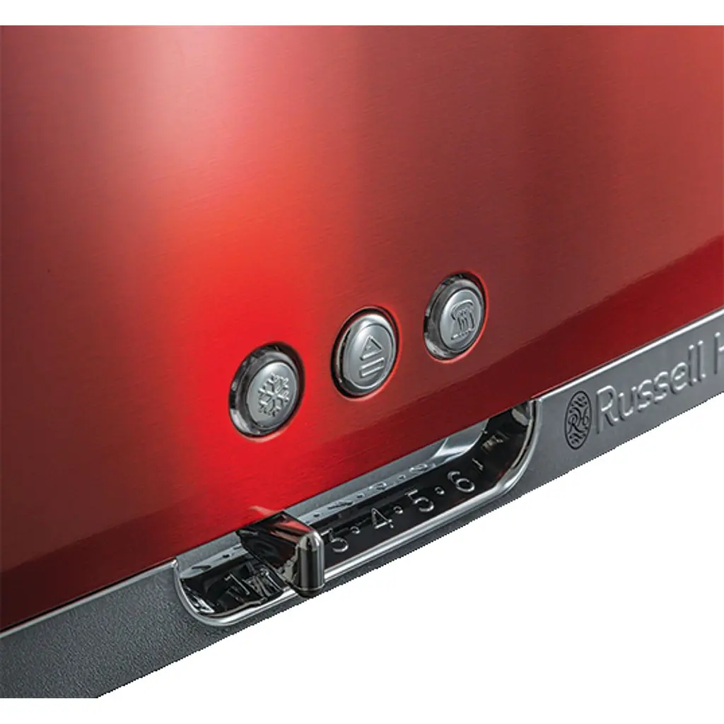 Тостер Russell Hobbs Luna Solar 1420 Вт червоний (23250-56) - фото 4