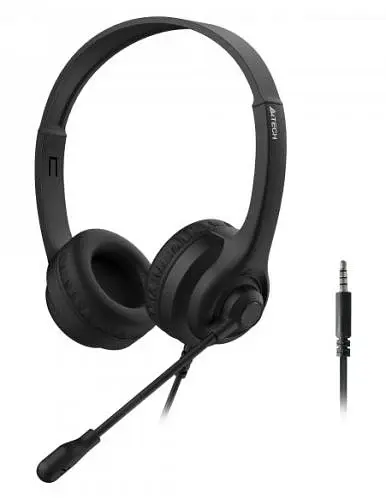 Навушники HS-8i, Black, 3.5 мм, поворотний мікрофон A4Tech teh0028003