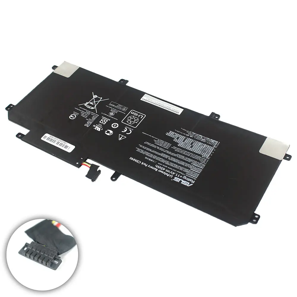 Акумулятор для ноутбука Asus C31N1411 (UX305FA, UX305CA, UX305L series) 11.4V 45Wh Black (0B200-01180000) - фото 2