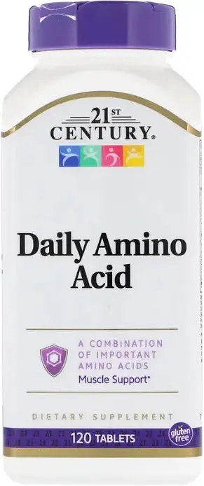 Комплекс амінокислот 21st Century Daily Amino Acid 120 таб