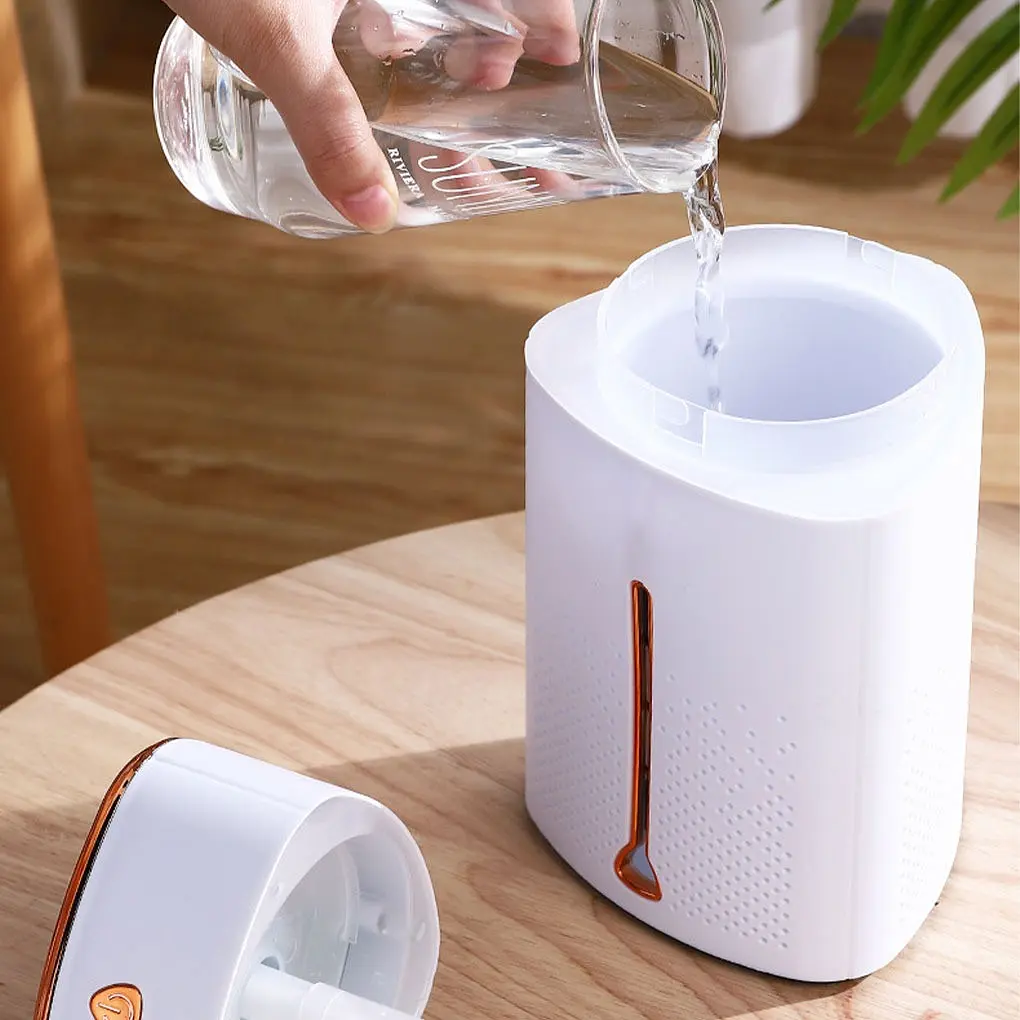Ультразвуковой увлажнитель воздуха для детей с подсветкой Heavy Fog Humidifier Белый с бронзовым (ST) - фото 6
