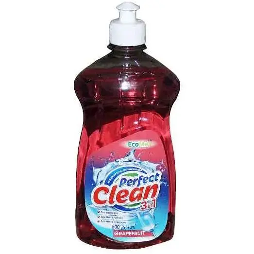 Засіб для миття посуду ECOMAX 500мл Perfect clean 3in1 Grapefruit