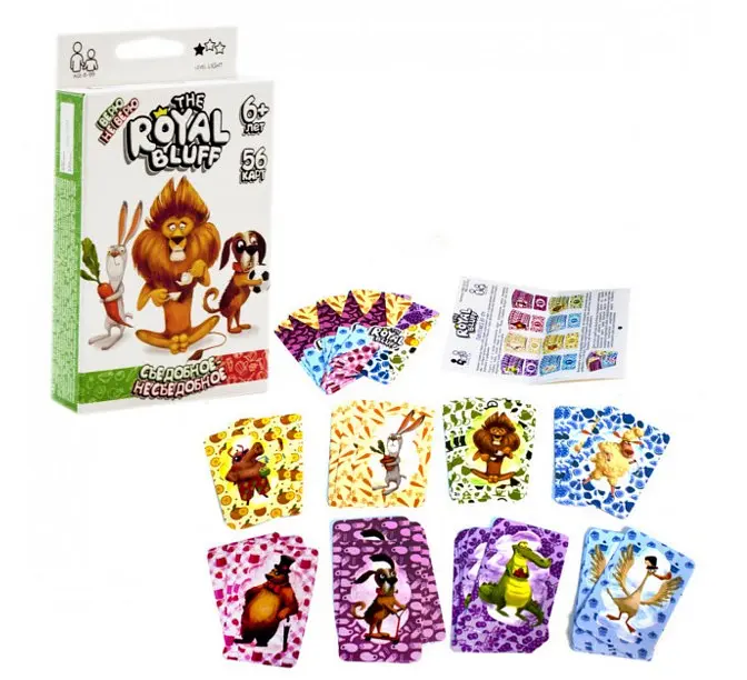 Настільна гра Danko Toys Вірю не вірю (The Royal Bluff) їстівне-неїстівне (RBL-02-01) - фото 2