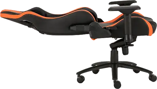 Геймерское кресло GT Racer черное с оранжевым (X-0715 Black/Orange) - фото 5
