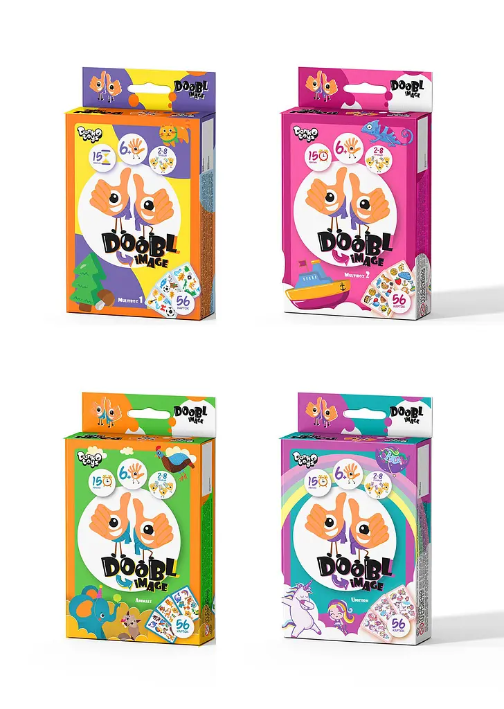 Настільна розважальна гра Doobl Image, міні (українською), Danko Toys - фото 2
