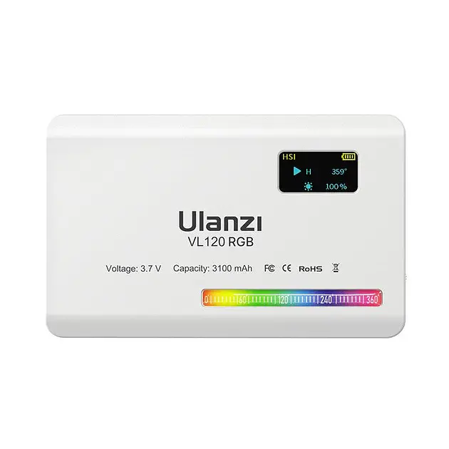 Видеосвет Ulanzi Vijim Light UV-2587 VL120RGB White - фото 2