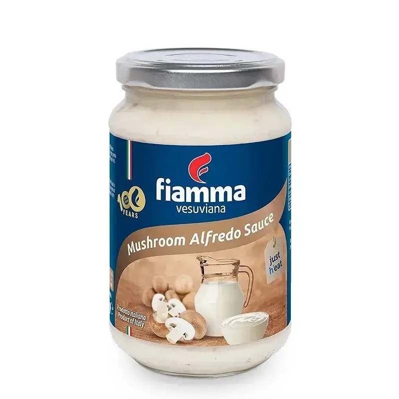 Соус вершковий Fiamma Vesuviana Mushroom Alfredo Pasta Sauce 350 г