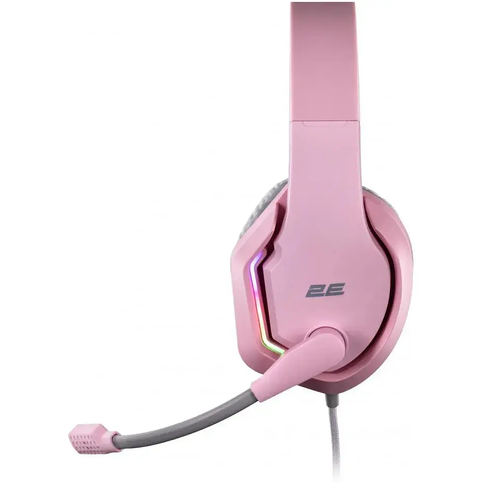Наушники с микрофоном 2E GAMING HG315 RGB USB 7.1 Pink (2E-HG315PK-7.1) - фото 6