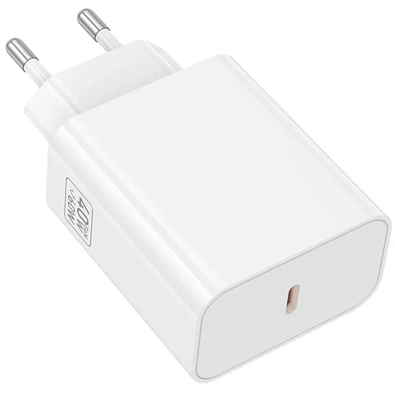 МЗП Hoco C162A Source PD40W (1USB-C) White - фото 6