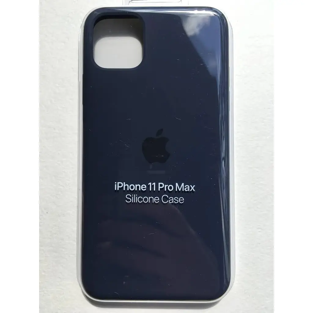 Оригінальний силіконовий чохол Apple Silicone Case для iPhone 11 Pro Max (6.5") Midnight Blue (MWYW2ZM/A) - фото 2