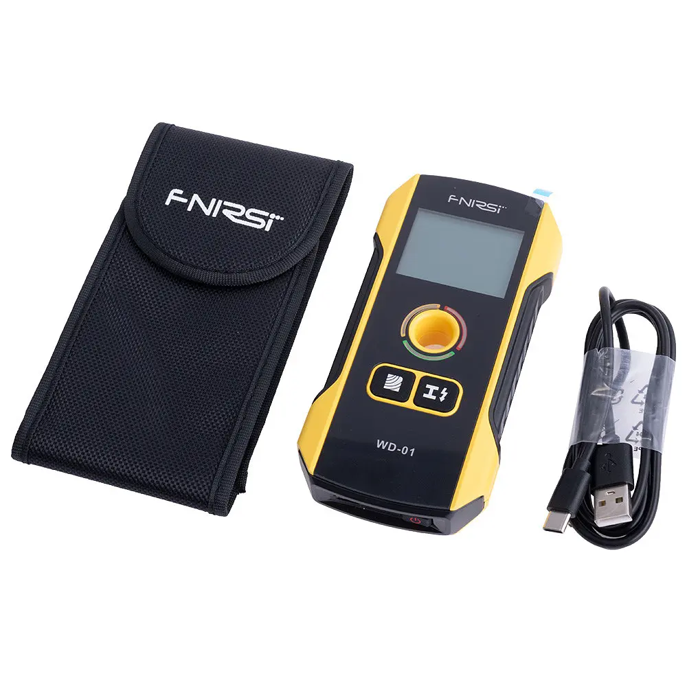 Детектор прихованої проводки FNIRSI WD-01 yellow - фото 5