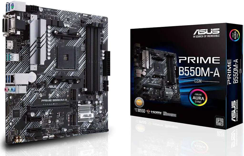 Материнська плата ASUS PRIME B550M-A/CSM (Prime B550M-A/CSM) (Socket AM4, AMD B550, Micro-ATX) - фото 7