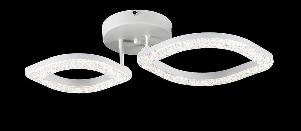 Люстра стельова LED Splendid Ray L2721/1+1, 48W, білий, з пультом, сучасний стиль - фото 4