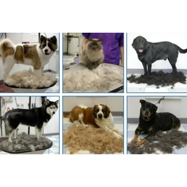 Фурмінатор з кнопкою для маленьких довгошерстих собак FURminator short Hair Small Dog 4.5 см - фото 2