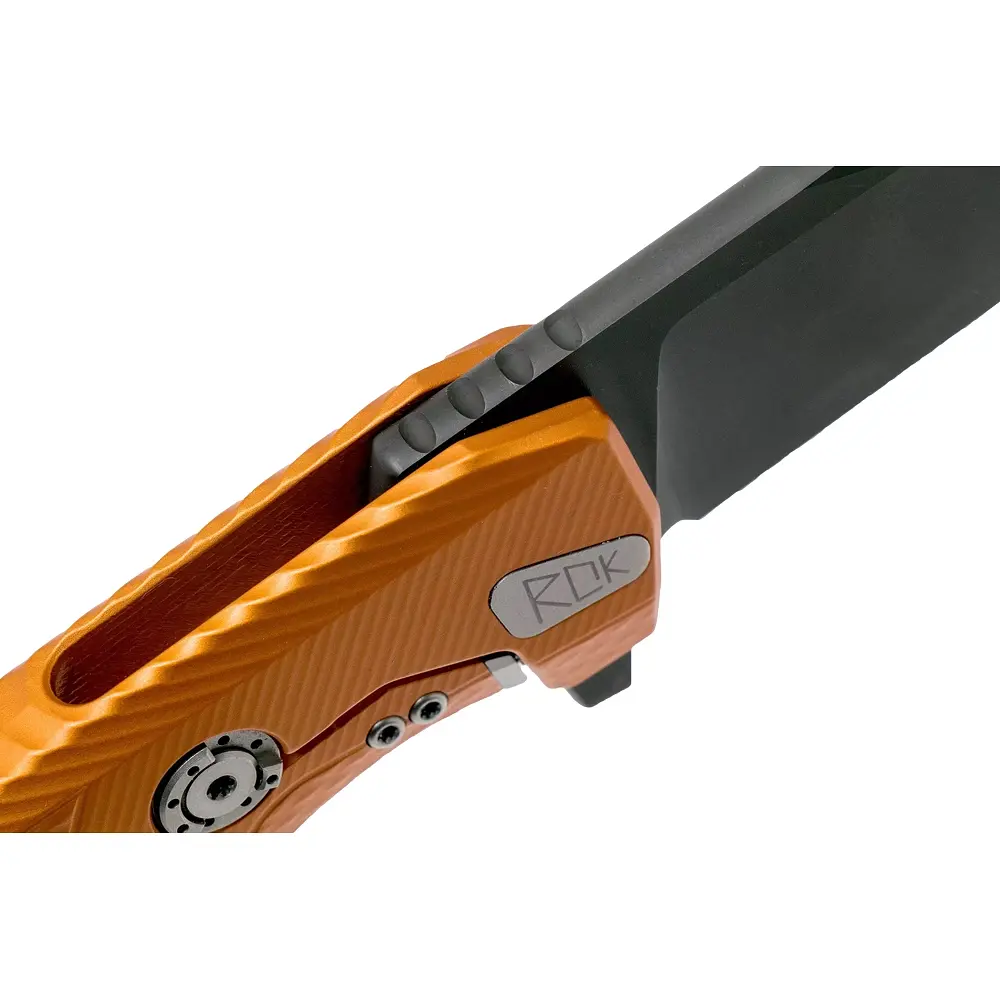 Ніж Lionsteel ROK Aluminum Orange Black - фото 7