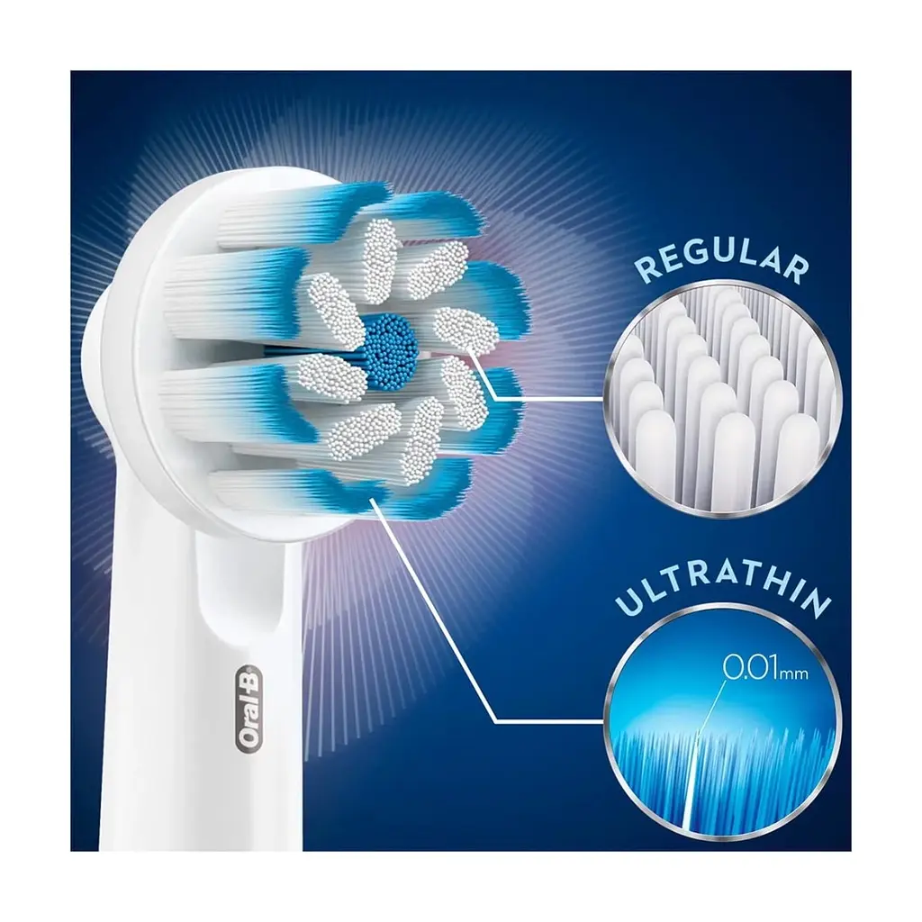 Насадка для зубної щітки Oral-B Sensitive Clean EB60X (2) (8006540847923) - фото 4