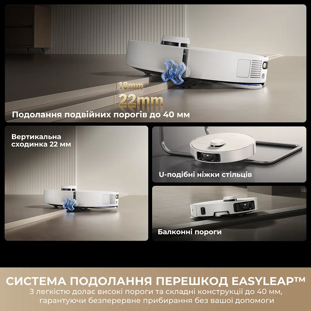 Робот-пилосос миючий Dreame Bot Matrix 10 Pro White - фото 9