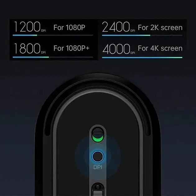 Миша комп'ютерна Xiaomi Mi Portable Mouse 2 Black (BXSBMW02) - фото 2