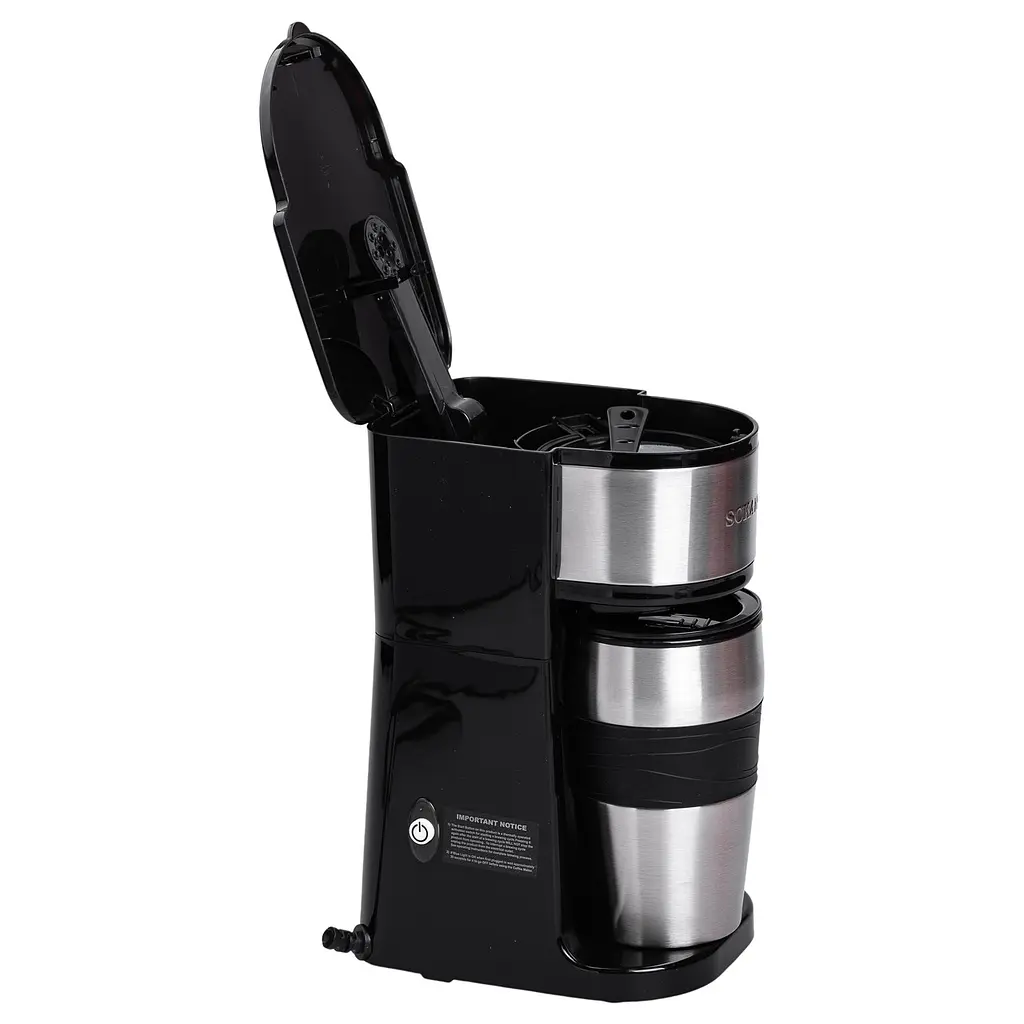 Кофеварка электрическая капельная Sokany SK-04028 на 420 мл 750 Вт Черный - фото 3