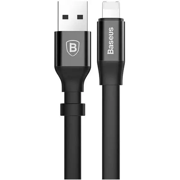 Кабель Baseus Lightning Nimble 2.0A/0.23m Black - фото 3