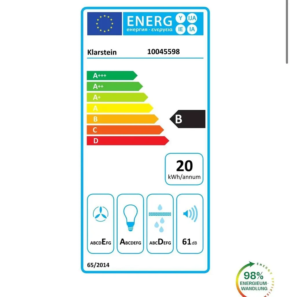 Подшафная вытяжка Klarstein Contempo Neo (10045598) - фото 4
