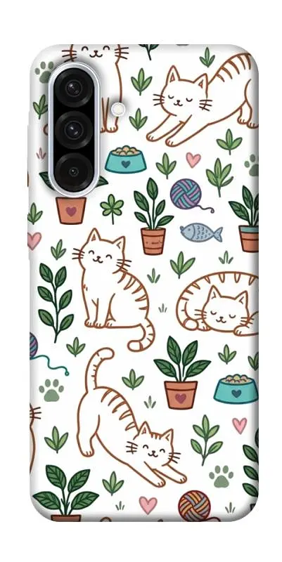 TPU чохол Demsky Cats pattern для Samsung Galaxy A36 5G
