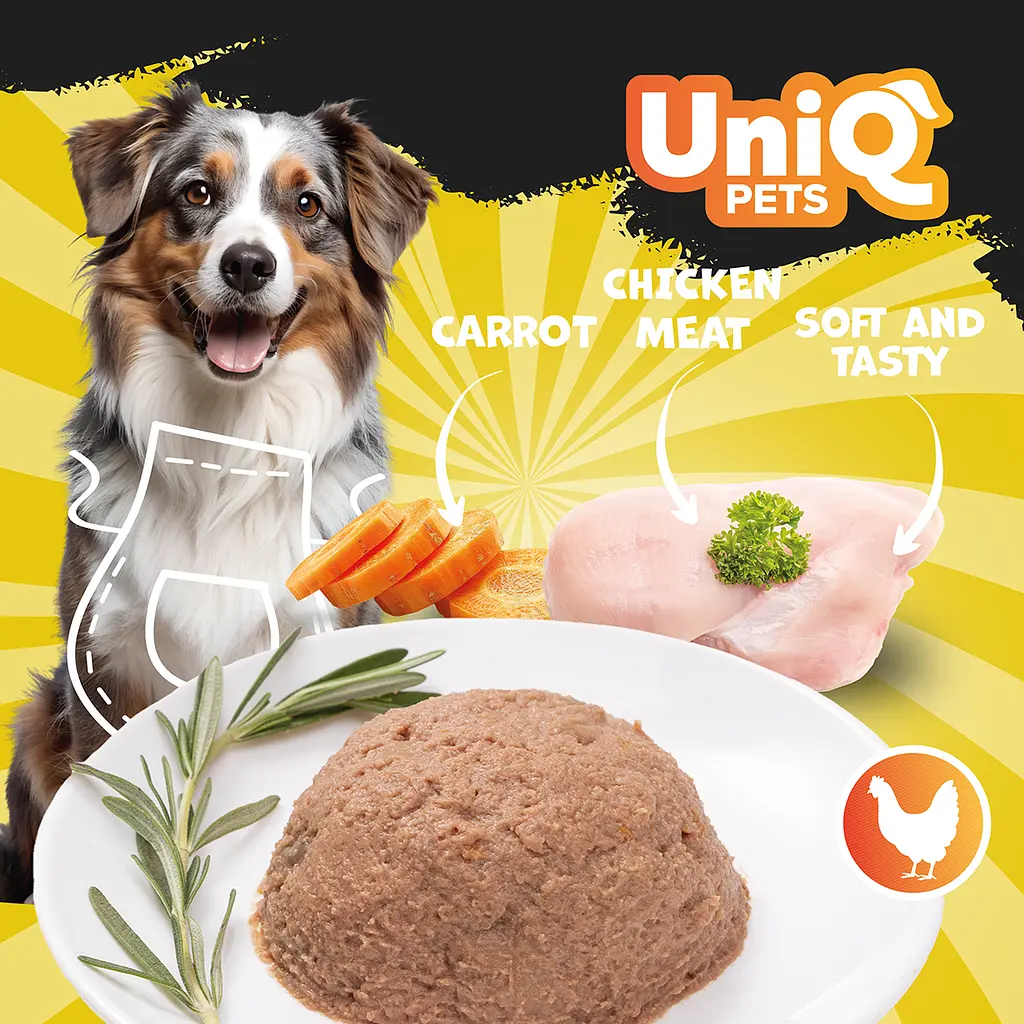 Консерви для собак UNIQ PETS DOG WET FOOD ROYAL CHICKEN з куркою, 375 г - фото 4