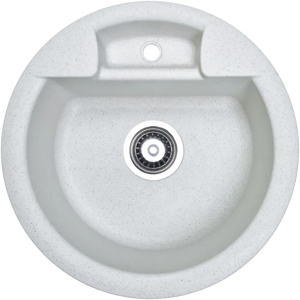 Кухонна мийка Adamant FINE old stone d 470x190 мм, без крила d 47 - фото 3