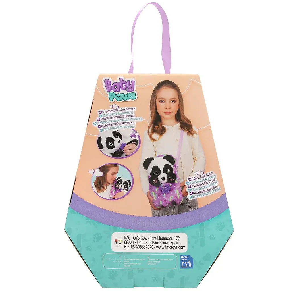 Інтерактивна іграшка BABY PAWS W3 – МАЛЮК ПАНДА (з аксес.) Baby Paws 927667IM - фото 2