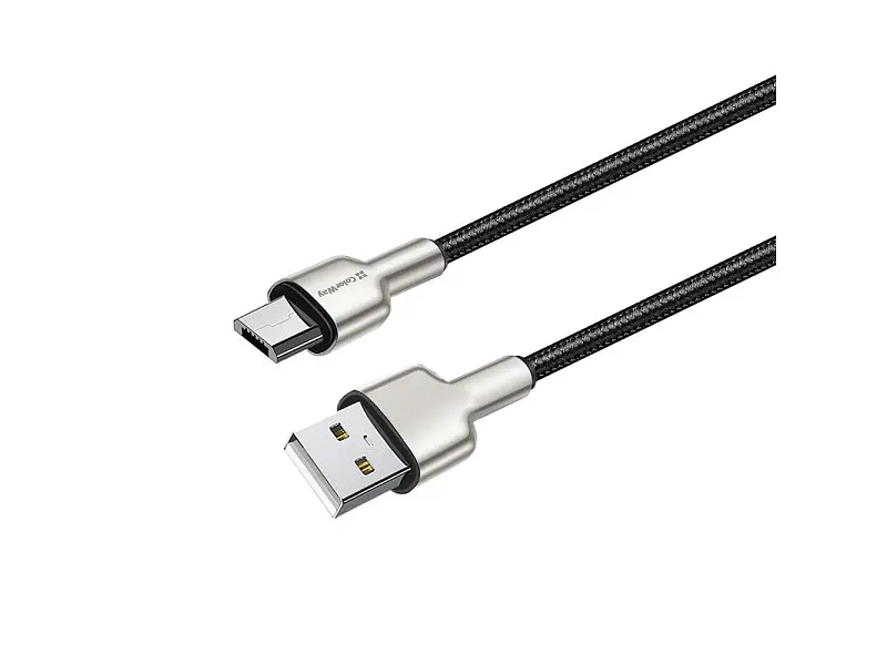Кабель ColorWay USB - MicroUSB 1m Black (CW-CBUM046-BK) - фото 4