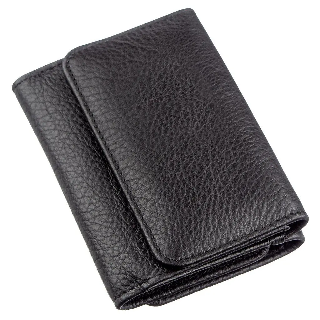 Гаманець для жінок зі шкіри ST Leather 18886 чорний - фото 2