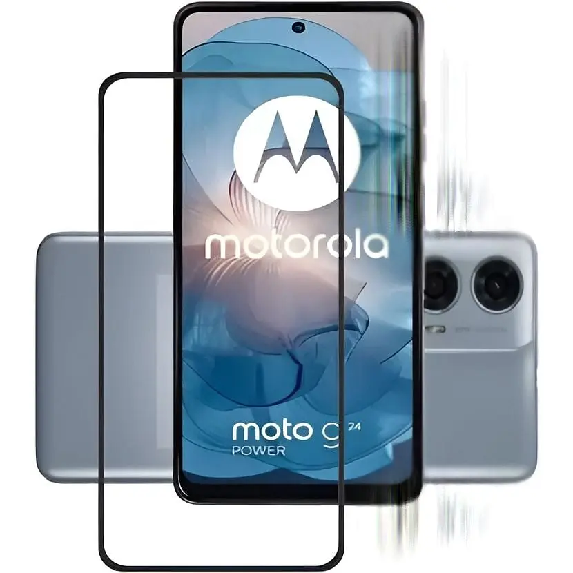 Защитное стекло BeCover для Motorola Moto G24 / G24 Power Black (710716) - фото 4