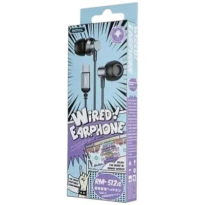 Навушники Remax Metal Wired Earphone Type-C RM-512a - фото 5