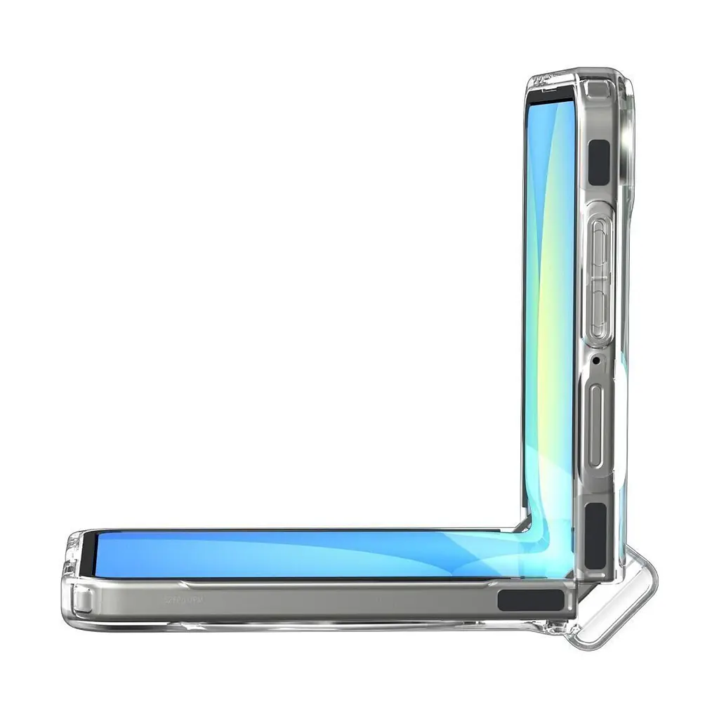 Чехол Spigen Ultra Hybrid Pro MagSafe для Samsung Galaxy Flip 7 Clear White (ACS09559) + защитное стекло - фото 15